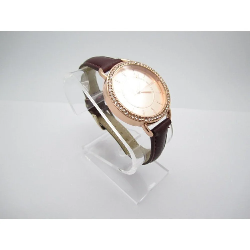 Women's Jessica Carlyle Quartz Analog 34mm Dial Causal Round Watch (E255)